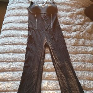 VSX Black Bodysuit with White Details